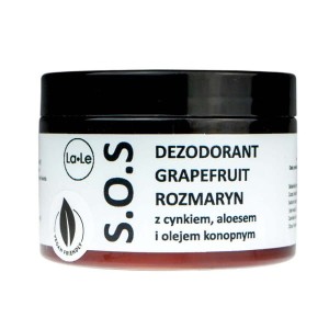 La-Le Dezodorant grapefruit-rozmaryn z cynkiem, aloesem i olejem konopnym - 150 ml
