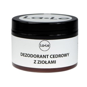 La-Le Dezodorant cedrowy z ziołami - 150 ml