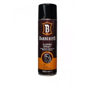 Barberito Clipper Spray, 500 ml - spray do czyszczenia i konserwacji maszynek 