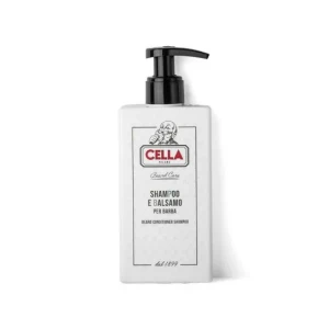 Cella Milano Shampoo E Balsamo Per Barba, 200 ml - odżywka i szampon do brody, 2w1