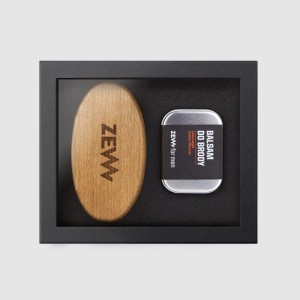 ZEW Zestaw Stylowy Brodacz - balsam, kartacz