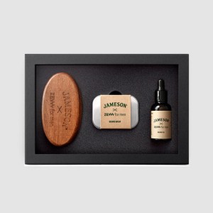 ZEW Zestaw Prosty Jameson regenerujący zestaw brodacza Jameson x ZEW for men - Kartacz, balsam, olejek do brody Jameson
