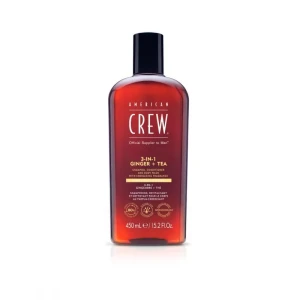 American Crew 3in1 Ginger + Tea, 450ml -  szampon, odżywka i żel pod prysznic 3w1