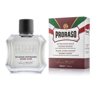 Proraso Coarse Beards, linia Czerwona, 100 ml - Balsam po goleniu, do skóry suchej i z twardym zarostem 