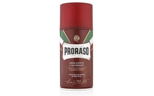 Proraso Coarse Beards, linia Czerwona, 300 ml - Pianka do golenia do skóry suchej, z twardym zarostem 