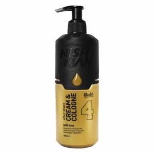 Nishman - Aftershave Cream & Cologne 2in1 Gold One 4, 400 ml - Balsam po goleniu