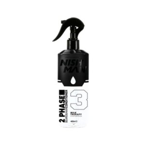 Nishman - 2 Phase Milk Therapy, 400 ml - Dwufazowa odżywka do brody i włosów