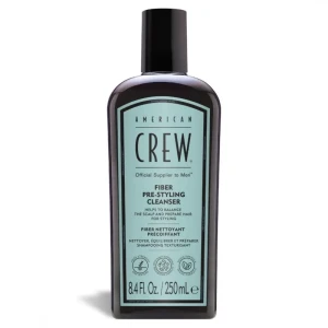 American Crew Pre-styling Shampoo FIBER, 250 ml - Szampon oczyszczający i zwiększający objętość przygotowujący włosy do stylizacji 