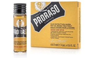 Proraso Wood & Spice Beard Oil, 4x 17 ml - olejek do brody