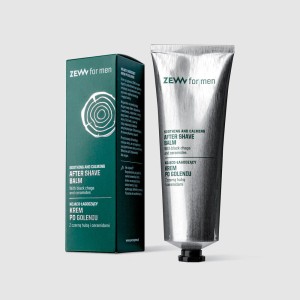 ZEW Kojąco-łagodzący krem po goleniu z czarną hubą i ceramidami, 80 ml