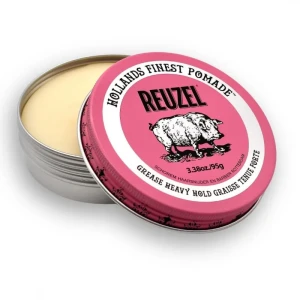 Reuzel Pink Grease Heavy, 95g -  woskowa pomada do włosów, różowa