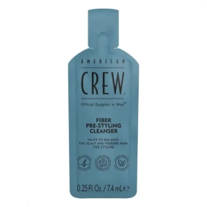 American Crew Pre-styling Shampoo FIBER, 7,4 ml - Szampon oczyszczający i zwiększający objętość przygotowujący włosy do stylizacji, próbka