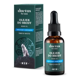DUETUS FOR MEN Beard Oil Power Of Invictus, 30 ml - Olejek do brody nawilżający