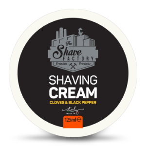 The Shave Factory - Shaving Cream Cloves & Black Pepper - Krem do golenia 125ml
