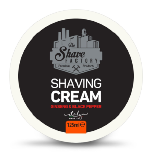 The Shave Factory - Shaving Cream Ginseng & Black Pepper - Krem do golenia 125ml