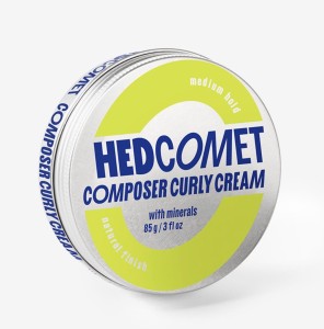 HEDCOMET COMPOSER CURL CREAM, 85g - Matowy krem do włosów podkreślający fale z minerałami