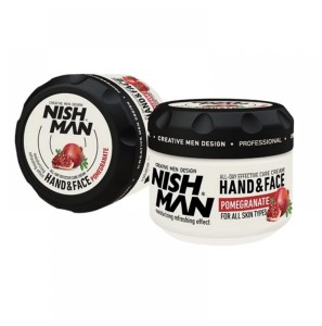 Nishman Hand&Face Cream Pomergranate, 300 ml - Nawilżający krem do twarzy i rąk 