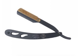 Nishman Straight Razor Black&Gold - brzytwa na wymienne żyletki