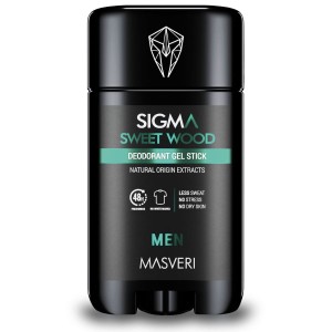 Masveri Deodorant Gel Stick SIGMA Sweet Wood, 75 ml - dezodorant w sztyfcie 