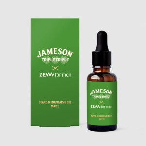ZEW x Jameson Triple Triple Beard Oil Matte, 30 ml - matowy olejek do brody 