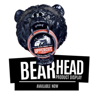 Uppercut Deluxe - Bear Head Display Stand - Głowa Niedźwiedzia prezenter na pomade