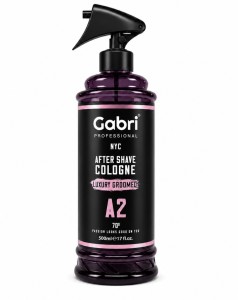Aftershave Cologne GABRI A2 Luxury Groomed, 500 ml - woda kolońska po goleniu, Aftershave 